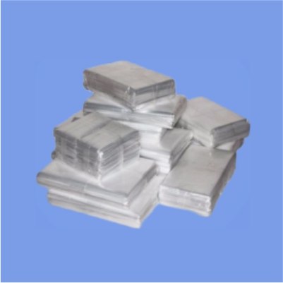 Sacos plásticos transparentes PEBD, PP e PEAD